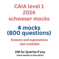 CAIA level 1 2024 mocks (4 mocks)